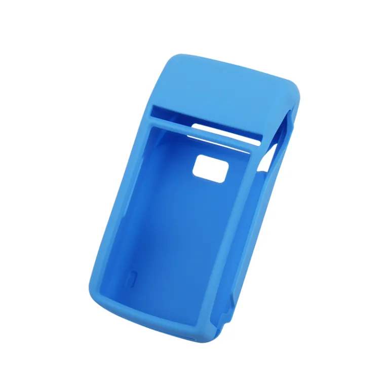 Customized portable silicone swipe machine cover pos terminal machine handheld case cover with printer